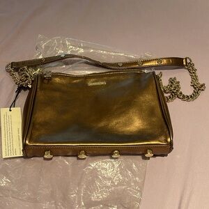 New Rebecca Minkoff metallic bronze bag